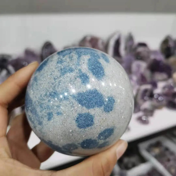 Blue K2 Jasper Ball-ToShay.org