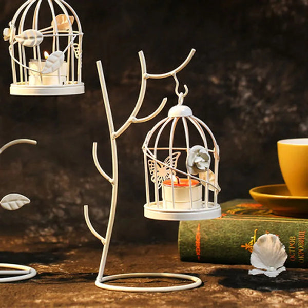 Bird Cage Candle Holders-ToShay.org