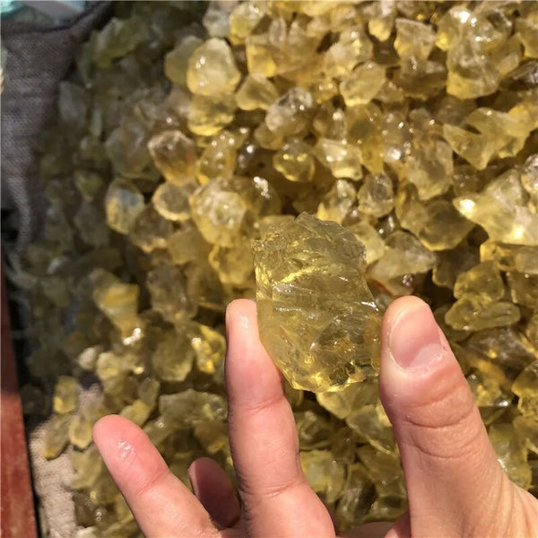 Yellow Topaz Rough Raw Stone-ToShay.org