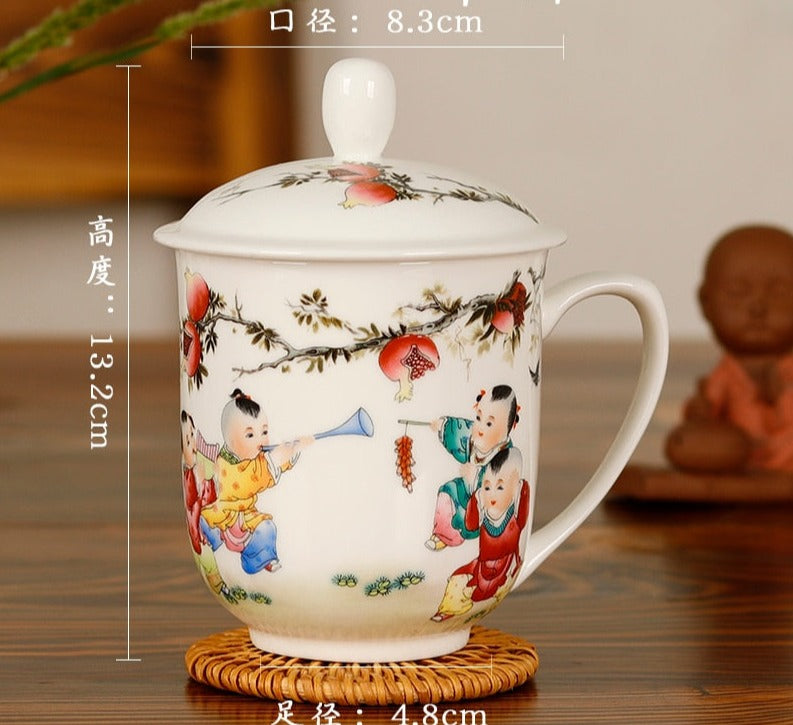 Glazed Ceramic Tea Cup-ToShay.org