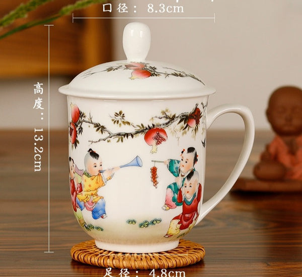 Glazed Ceramic Tea Cup-ToShay.org