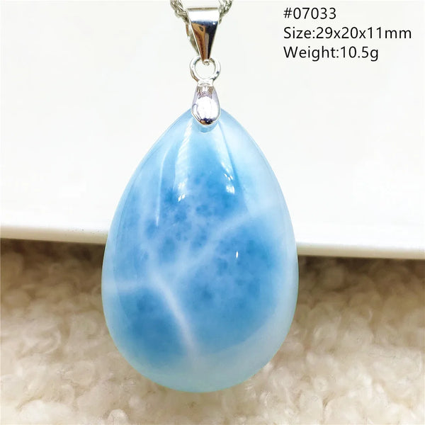 Blue Larimar Pendant-ToShay.org