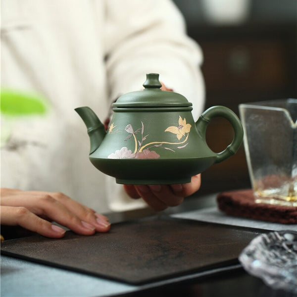 Green Yixing Clay Teapot-ToShay.org