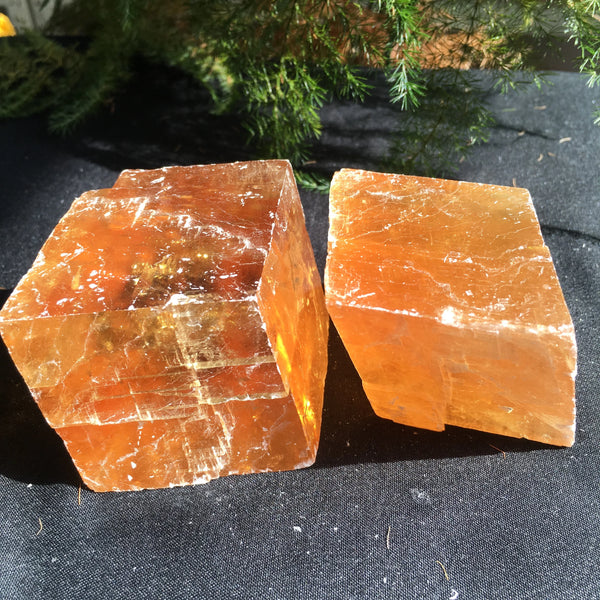 Yellow Optical Calcite Crystal-ToShay.org