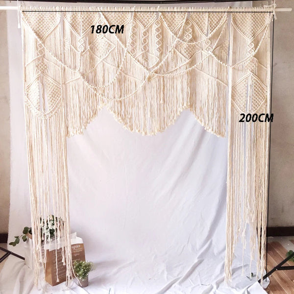 Macrame Curtain-ToShay.org
