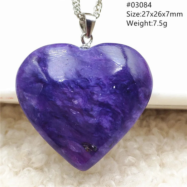 Purple Charoite Pendant-ToShay.org