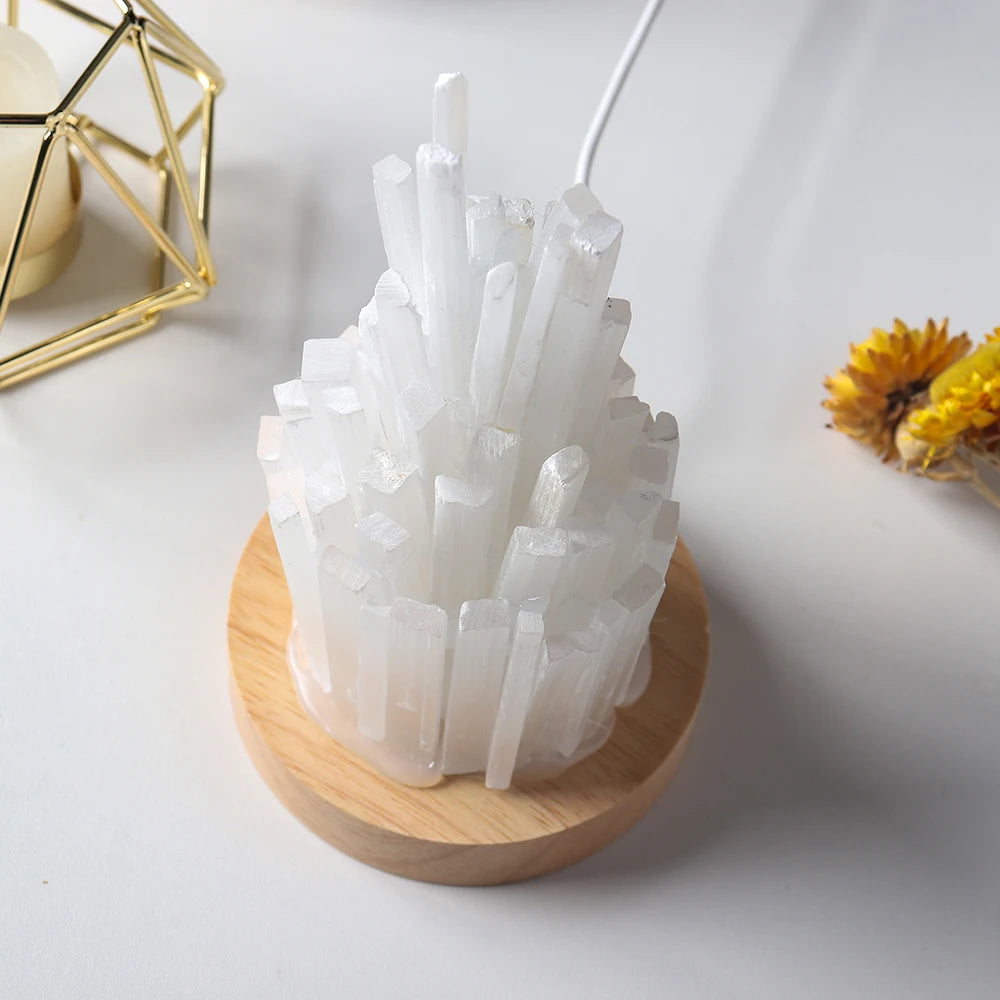 White Selenite Crystal-ToShay.org