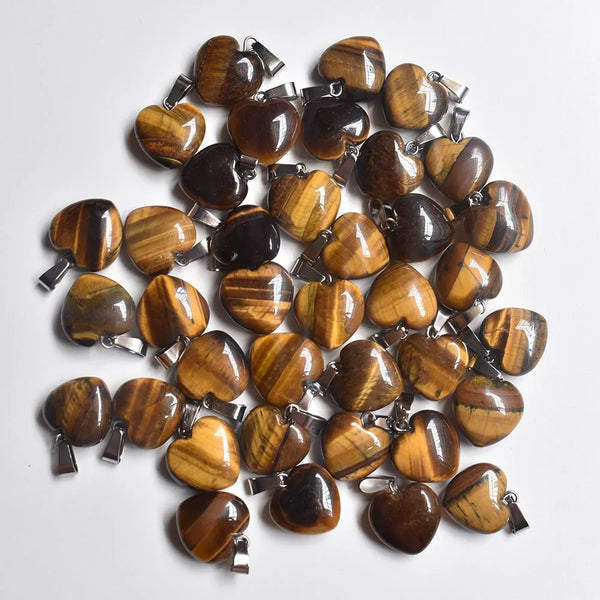 Yellow Tiger Eye Heart-ToShay.org