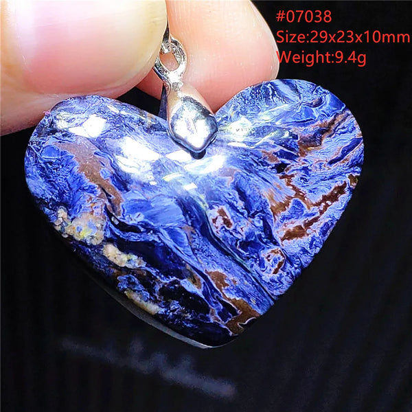 Blue Pietersite Chatoyant Pendant-ToShay.org