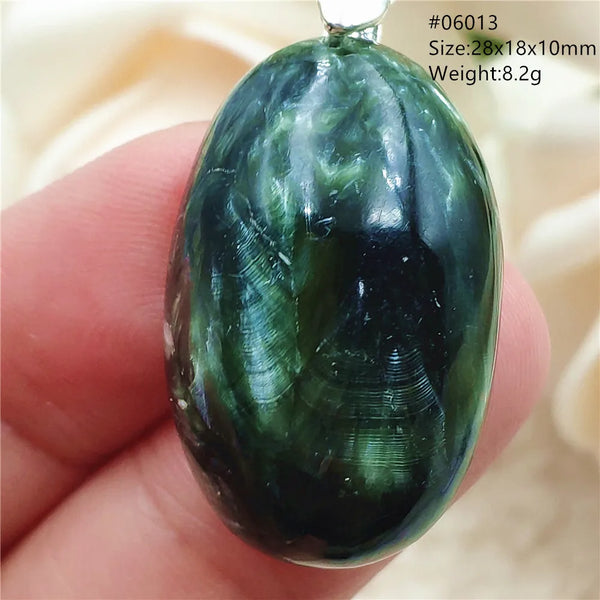 Green Seraphinite Pendant-ToShay.org
