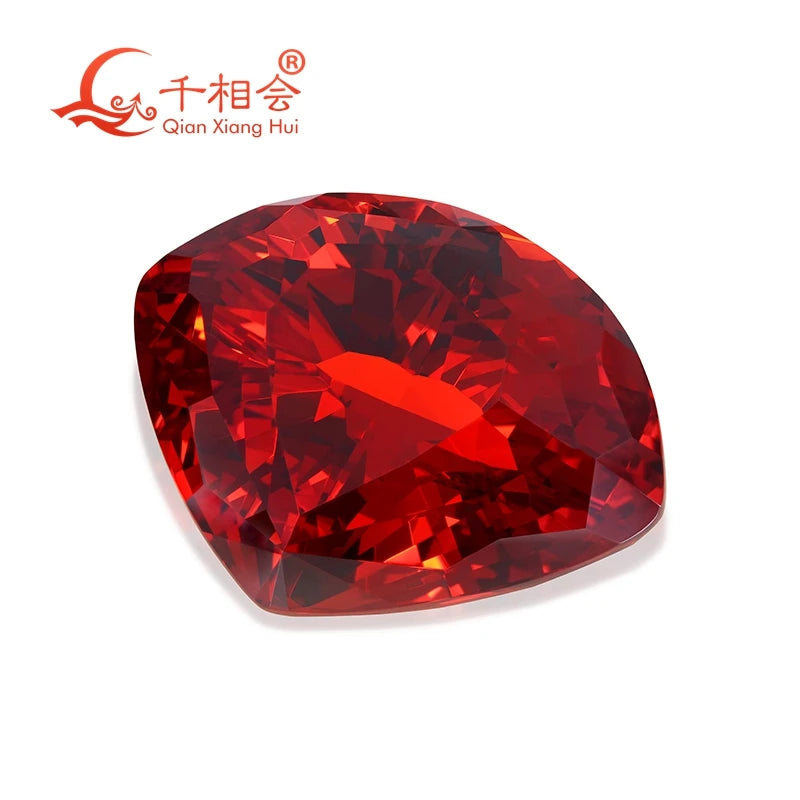 Red Faceted Diamond-ToShay.org