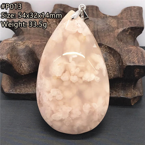 Pink Cherry Agate Pendant-ToShay.org