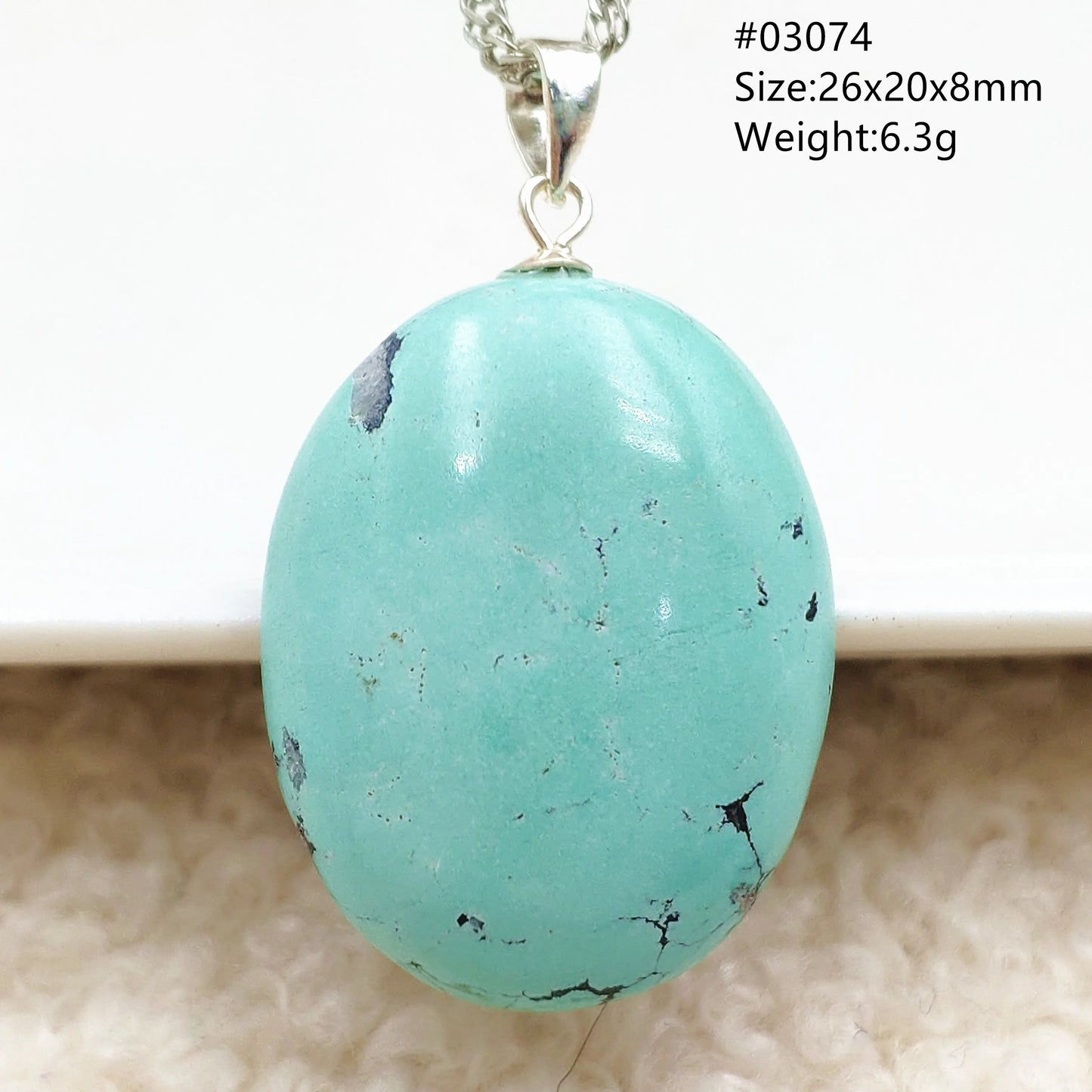 Green Turquoise Pendant-ToShay.org