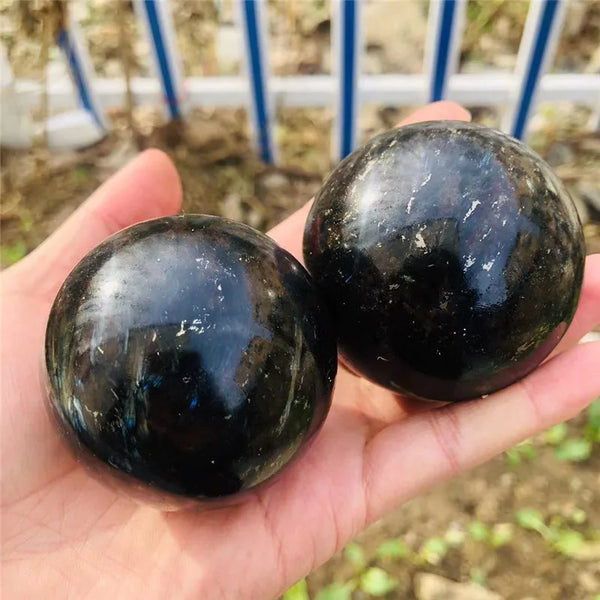 Black Astrophyllite Fireworks Ball-ToShay.org