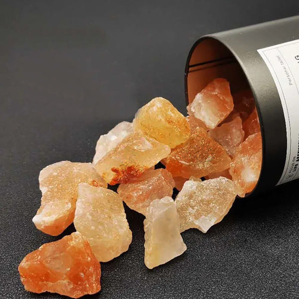 Orange Calcite Salt Stone-ToShay.org