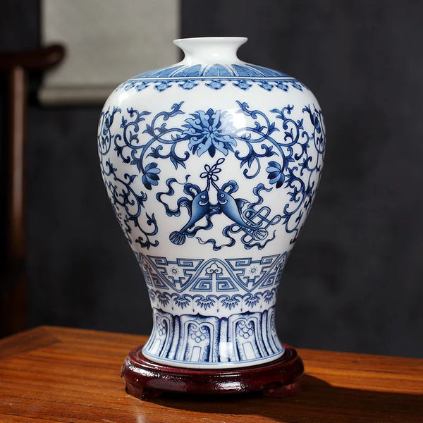 Jingdezhen Glazed Porcelain Vase-ToShay.org