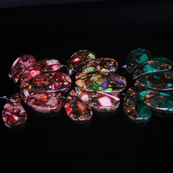 Mixed Emperor Jasper Pendants-ToShay.org