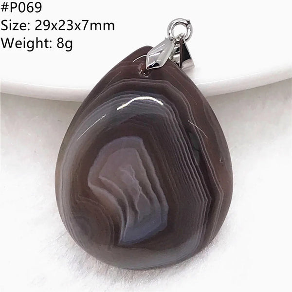 Black Lace Agate Pendant-ToShay.org