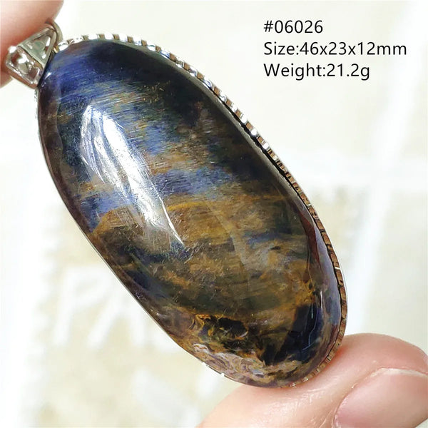 Blue Pietersite Pendant-ToShay.org