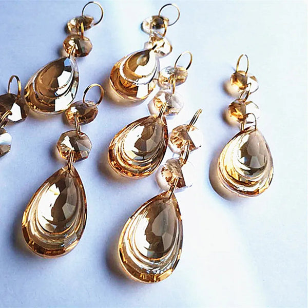 Champange Crystal Pendants-ToShay.org
