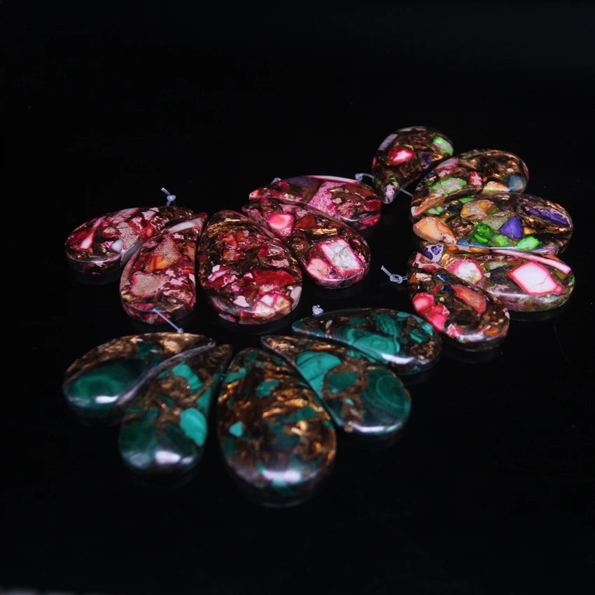 Mixed Emperor Jasper Pendants-ToShay.org