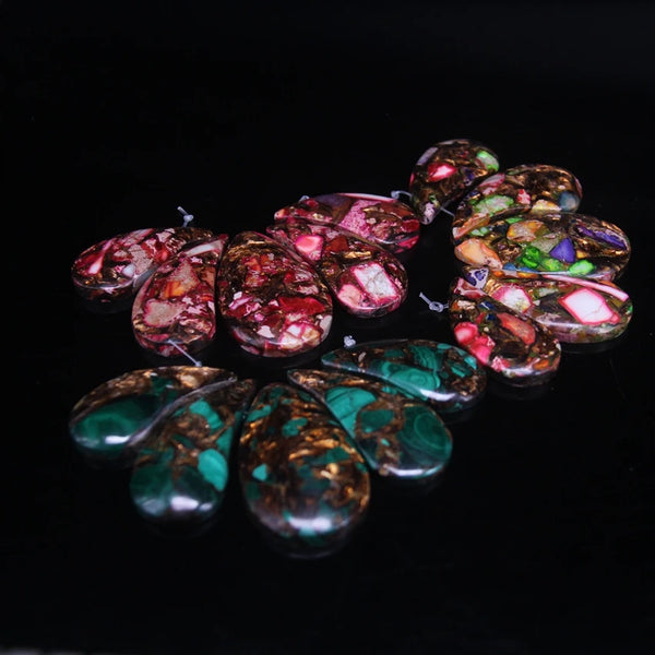 Mixed Emperor Jasper Pendants-ToShay.org