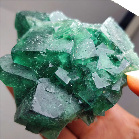 Green Fluorite Crystal-ToShay.org