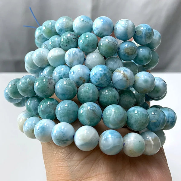 Blue Larimar Stone Beads-ToShay.org
