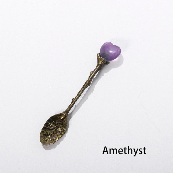 Crystal Heart Teaspoons-ToShay.org