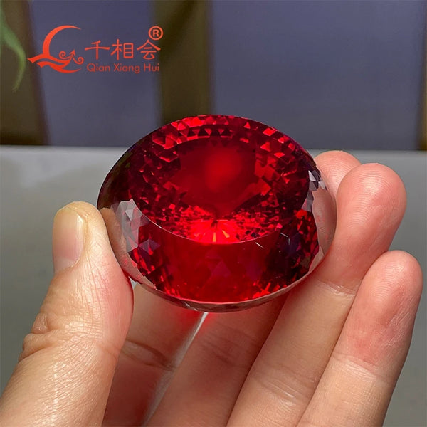 Red Cubic Zirconia Garnet-ToShay.org