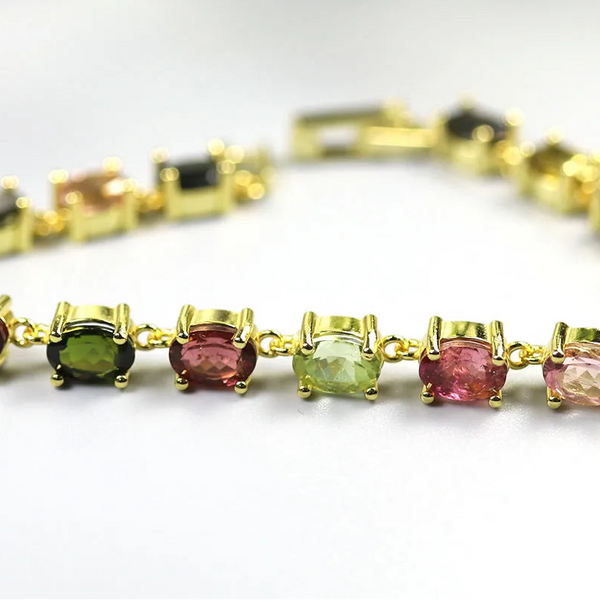 Mixed Tourmaline Bracelet-ToShay.org