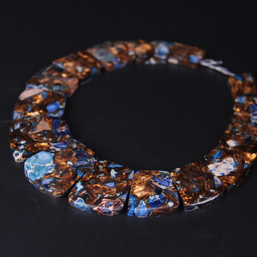 Mixed Emperor Jasper Slab Beads-ToShay.org