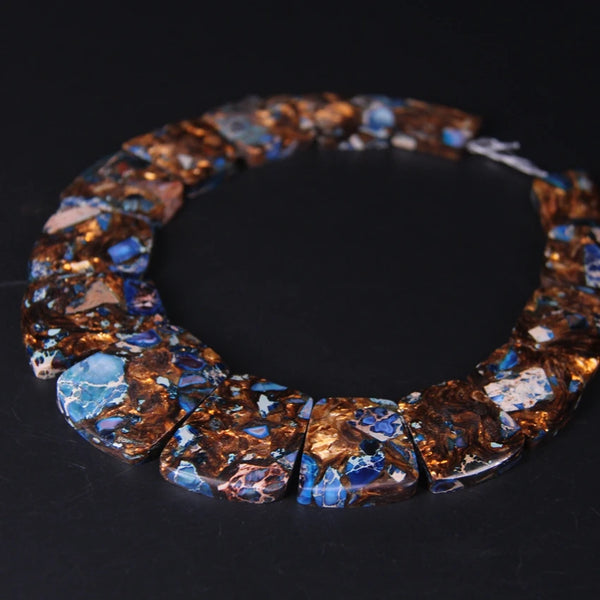 Mixed Emperor Jasper Slab Beads-ToShay.org