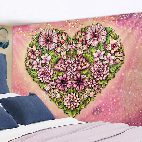 Flower Art Tapestry-ToShay.org