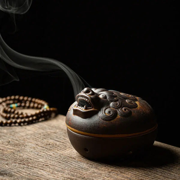 Lion Dragon Incense Holder-ToShay.org