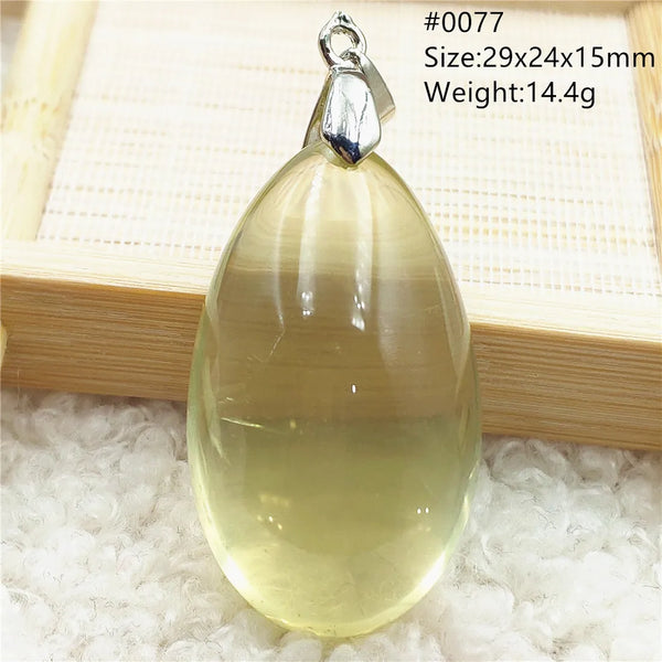 Yellow Citrine Quartz Pendant-ToShay.org