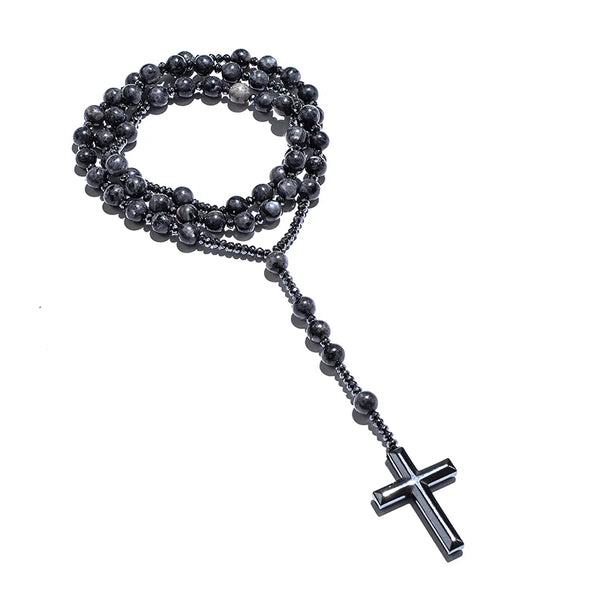 Black Labradorite Rosary-ToShay.org