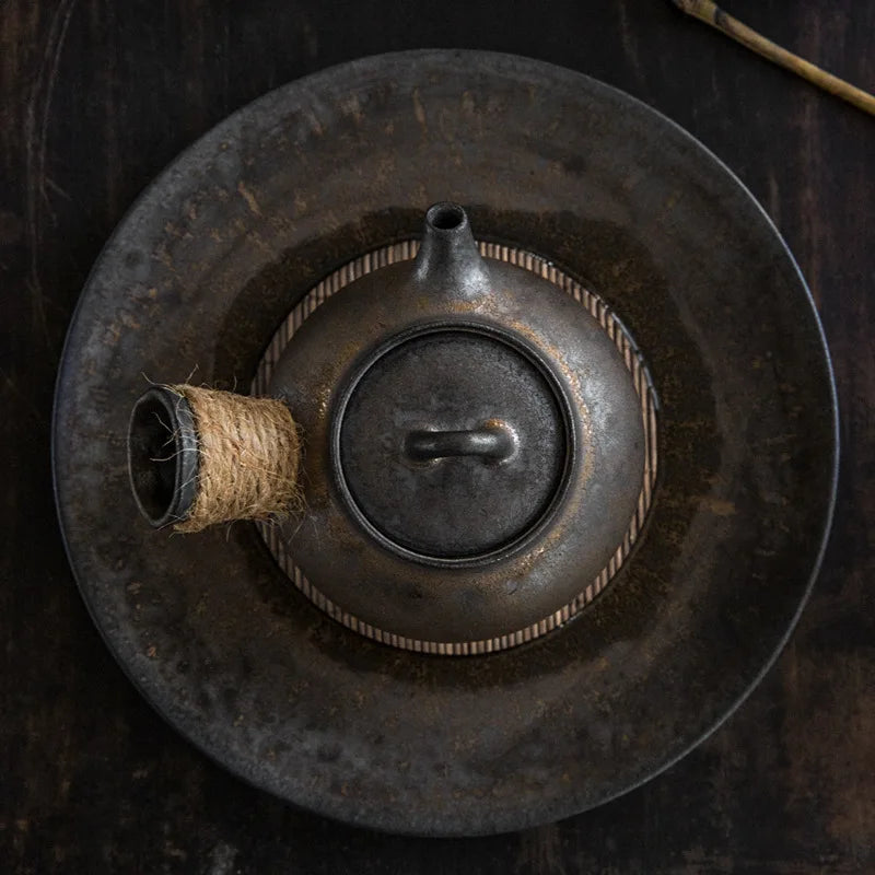 Rust Glaze Ceramic Teapot-ToShay.org