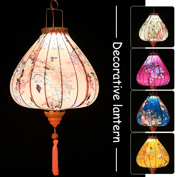 Flower Print Lantern-ToShay.org