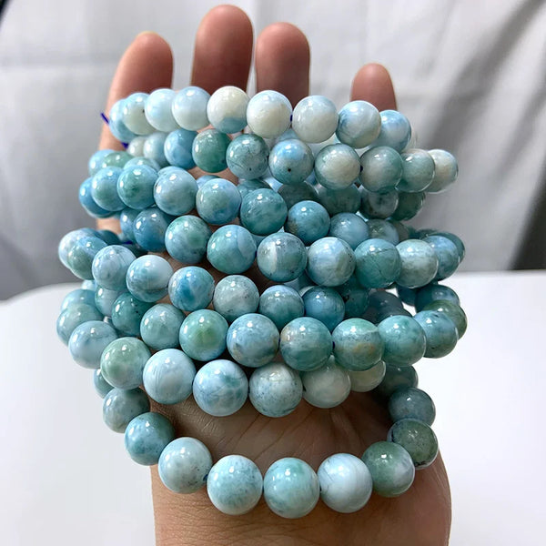 Blue Larimar Stone Beads-ToShay.org