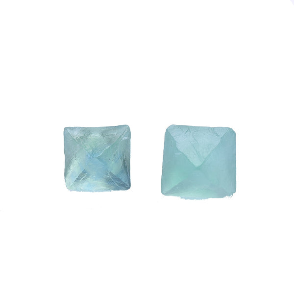 Green Fluorite Octahedral Stones-ToShay.org