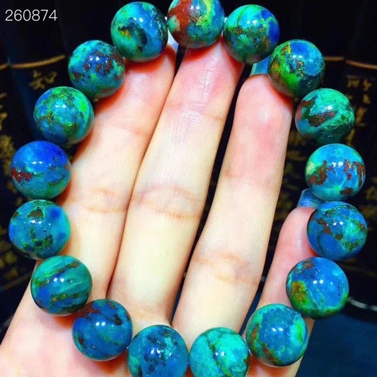 Blue Malachite Azurite Bracelet-ToShay.org