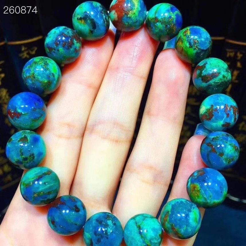 Blue Malachite Azurite Bracelet-ToShay.org