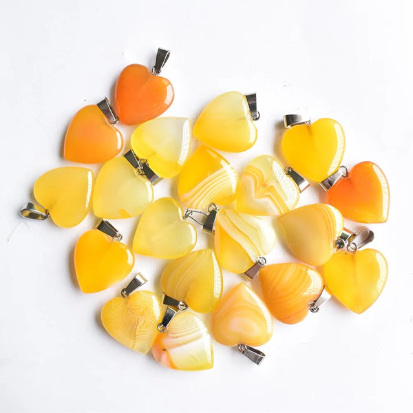 Mixed Stripe Onyx Hearts-ToShay.org