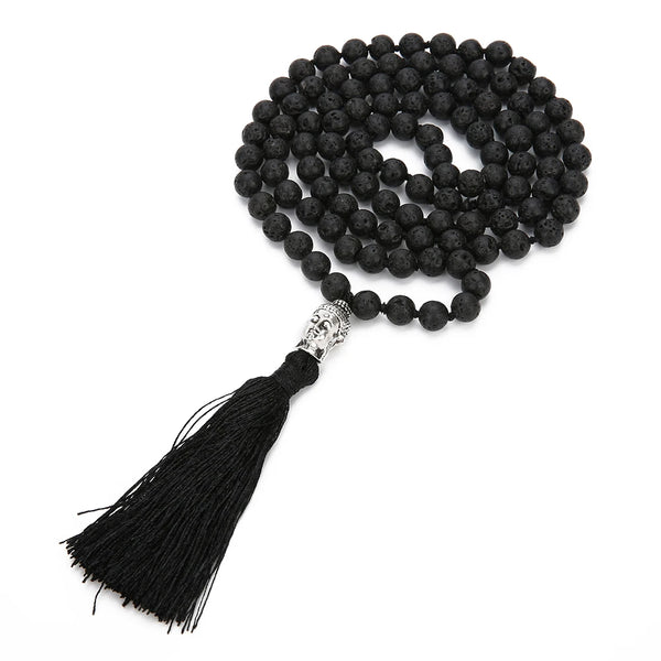 Black Lava Stone Mala Beads-ToShay.org