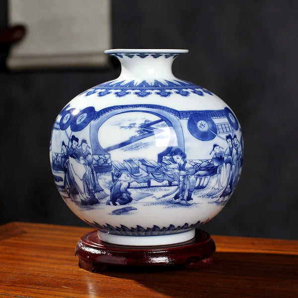 Jingdezhen Glazed Porcelain Vase-ToShay.org