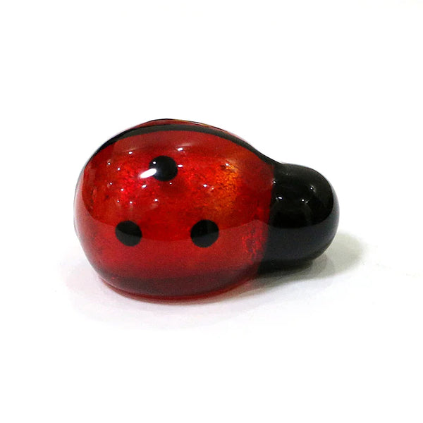 Glass Red Ladybug-ToShay.org