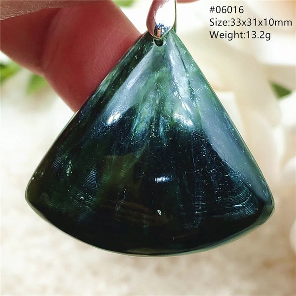 Green Seraphinite Pendant-ToShay.org
