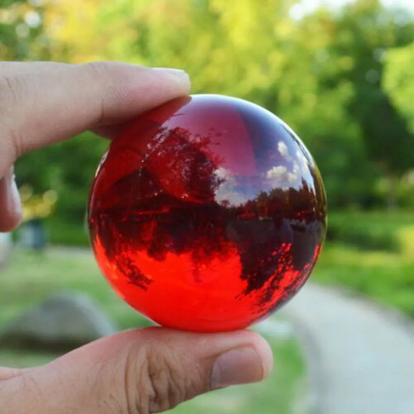 Clear Coloured Crystal Balls-ToShay.org