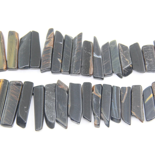 Blue Tiger Eye Chip Beads-ToShay.org